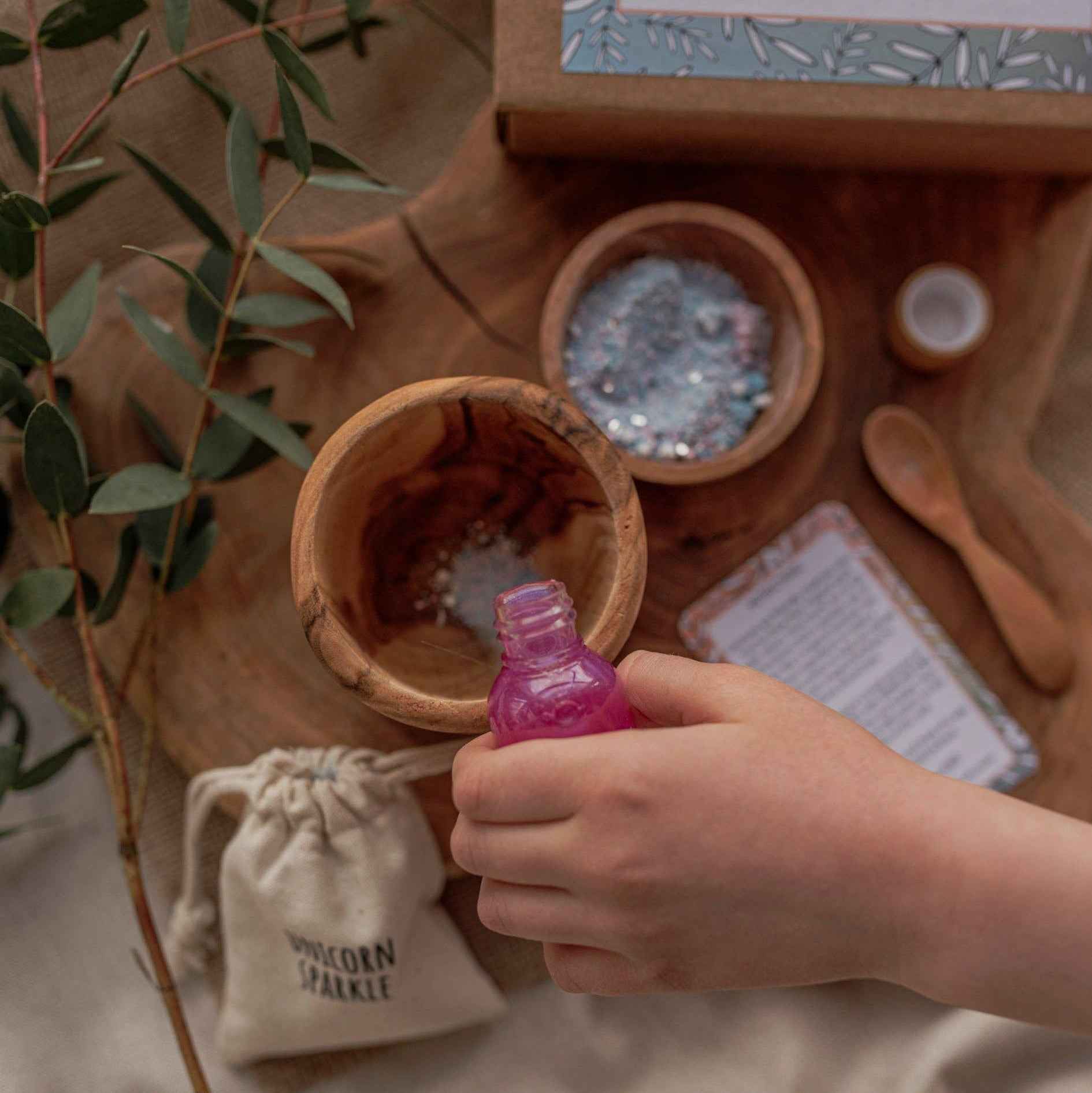 Mini Rainbow Sparkles Potion Kit by The Little Potion Co Art and craft for kids Gifting Ideas Sensory Toys 3yrs+