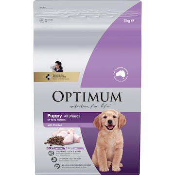 Optimum Puppy All Breed Dry Dog Food with Chicken 3kg