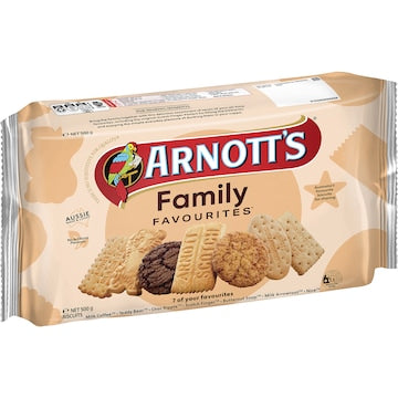 Arnott's Family Favourites Assorted Biscuits 500g