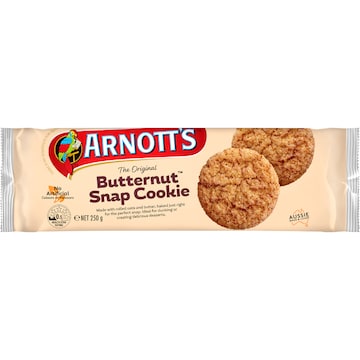 Arnott's Butternut Snap Cookie Biscuits 250g
