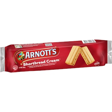 Arnott's Shortbread Cream Biscuits 250g