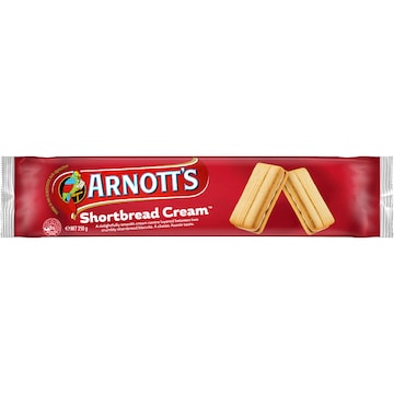 Arnott's Shortbread Cream Biscuits 250g