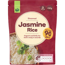 Woolworths Microwave Jasmine Rice 250g