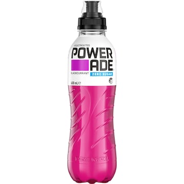 Powerade Zero Sugar Blackcurrant 600mL