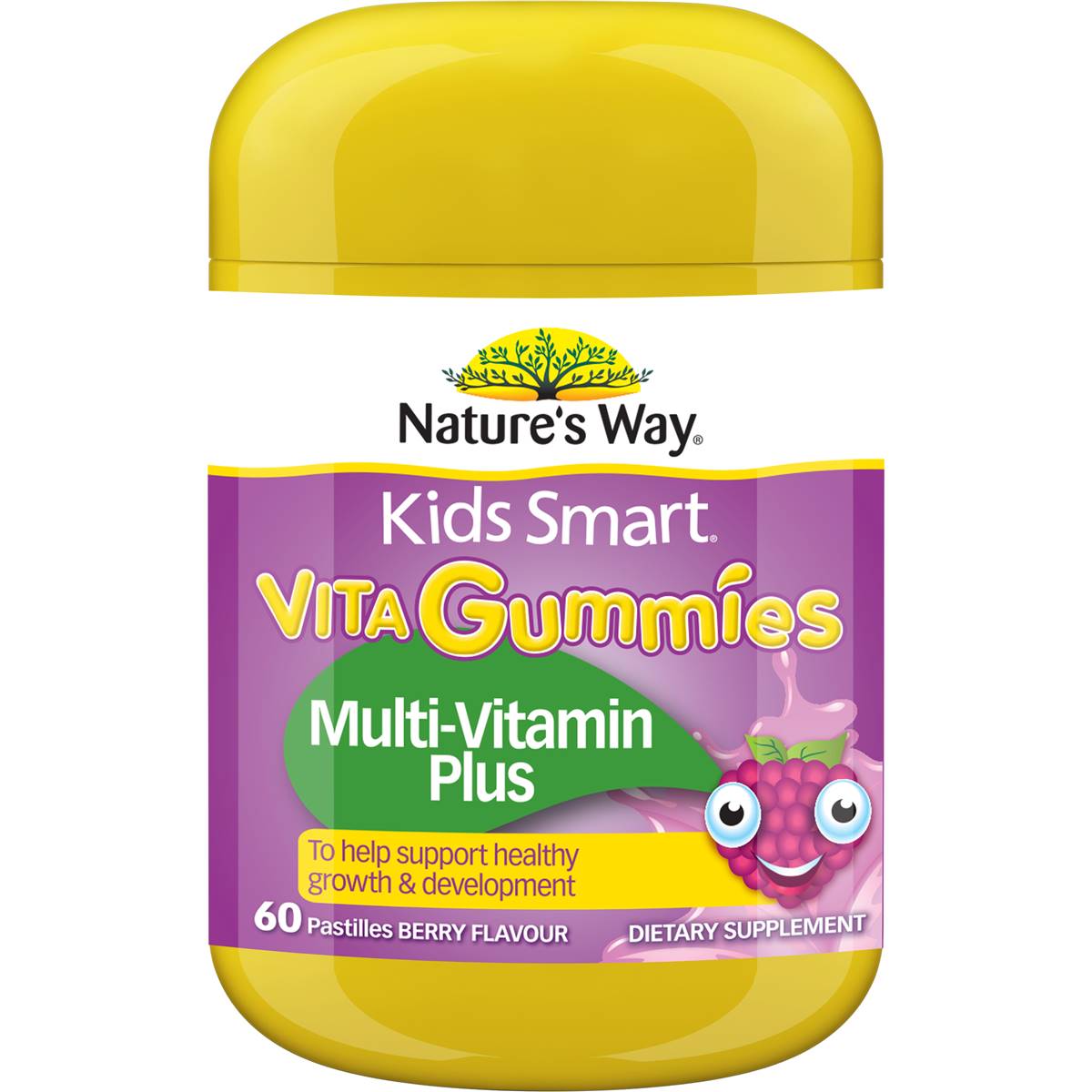 Nature's Way Kids Smart Vita Gummies Multi + Vegies 60 pack