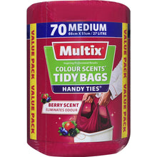 Multix Colour Scents Tidy Bags Medium Berry Scent 70 pack