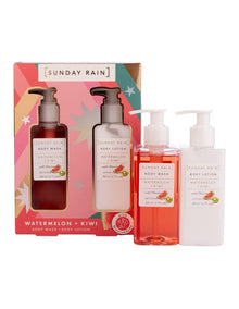 Watermelon + Kiwi Body Wash & Lotion Duo