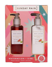 Watermelon + Kiwi Body Wash & Lotion Duo