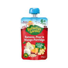 RAFFERTY'S GARDEN PORRIDGE PEAR BANANA MANGO 120G 6MTHS
