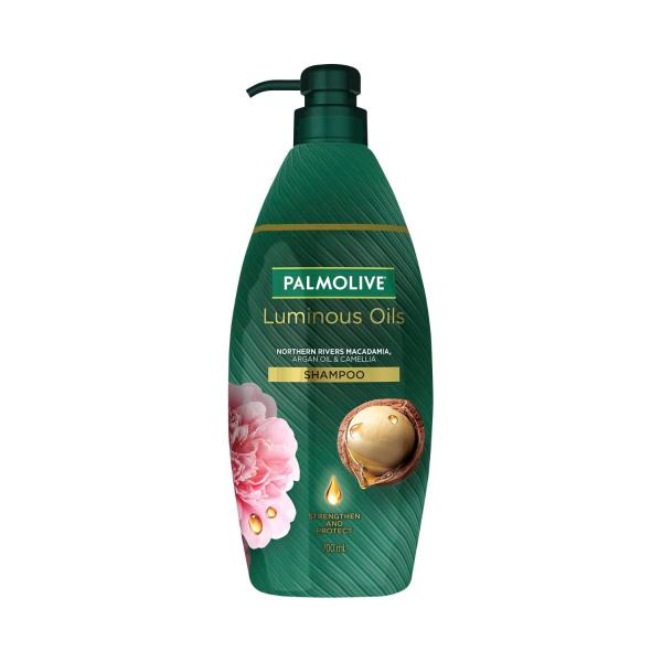 PALMOLIVE LUMINOUS OILS MACADAMIA- ARGAN OIL & CAMELLIA SHAMPOO 700ML