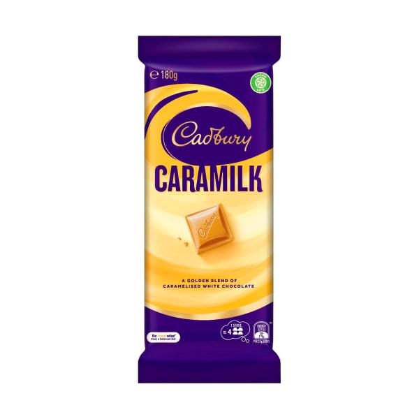 CADBURY CARAMILK CHOCOLATE BLOCK 180 GRAM