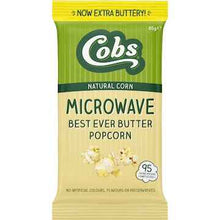 Cobs Microwave Pop Corn Best Ever Butter 85g