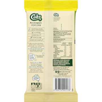 Cobs Microwave Pop Corn Best Ever Butter 85g