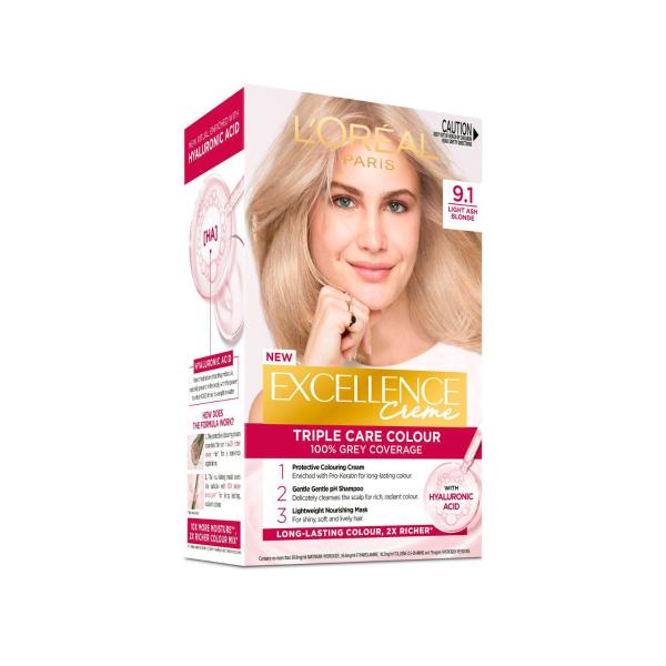 L'OREAL EXCELLENCE 9.1 LIGHT ASH BLONDE