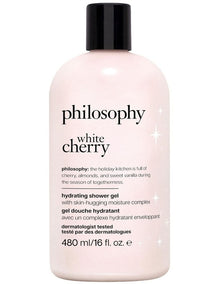 White Cherry Hydrating Shower Gel, Bubble Bath, & Shampoo 480ml