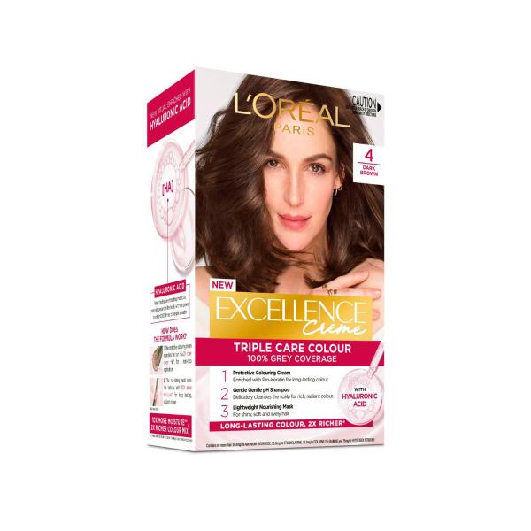 L'OREAL EXCELLENCE 4 DARK BROWN