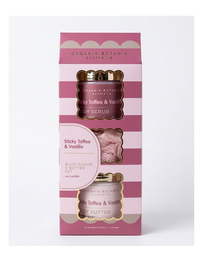 Amore Sticky Toffee & Vanilla Body Scrub & Butter Set