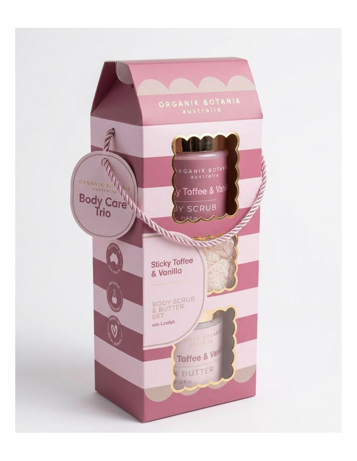 Amore Sticky Toffee & Vanilla Body Scrub & Butter Set