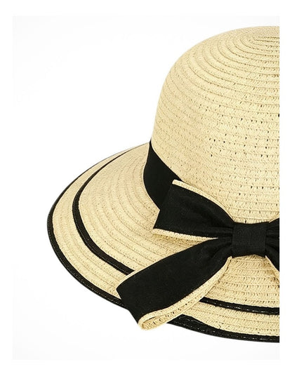 Gregory Ladner Turned Down Brim Hat With Bow Ghcf004M In Natural