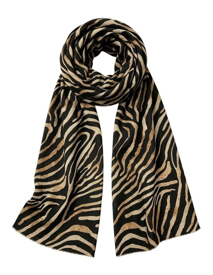 Gregory Ladner Zebra Print Gnkf036M In Black/Beige