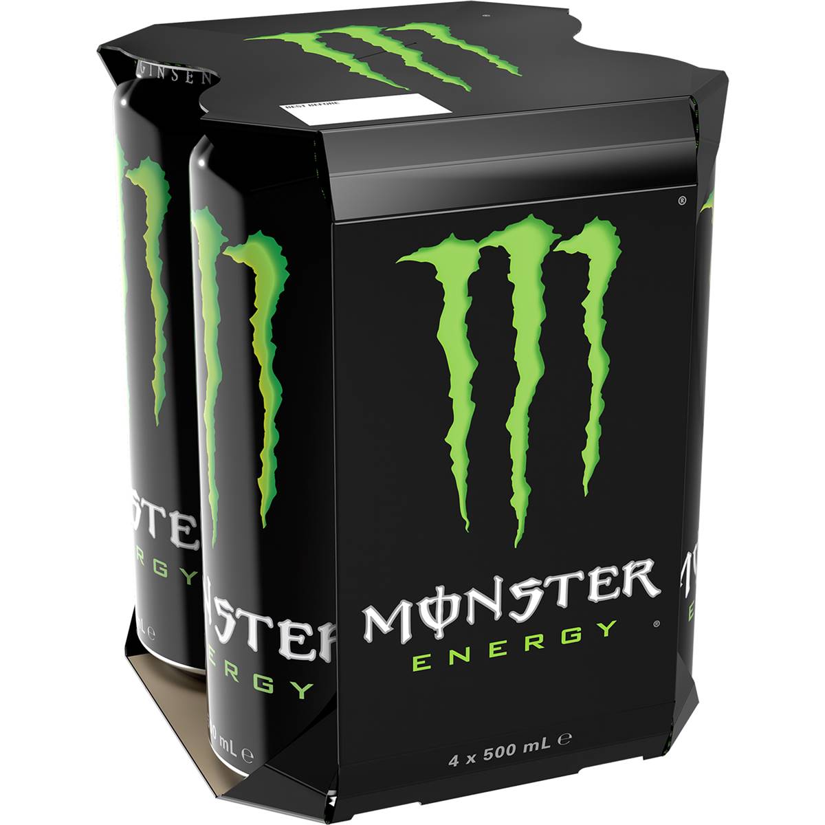 Monster Energy Green Multipack Cans 500ml x4 Pack