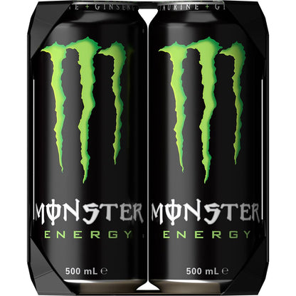 Monster Energy Green Multipack Cans 500ml x4 Pack