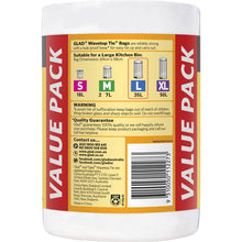 Glad Kitchen Tidy Bag Wavetop Large 72 Pack