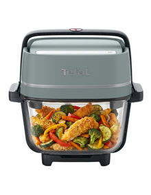Crisp & Go Portable Glass Air Fryer in Eucalyptus FB7014