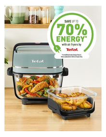 Crisp & Go Portable Glass Air Fryer in Eucalyptus FB7014