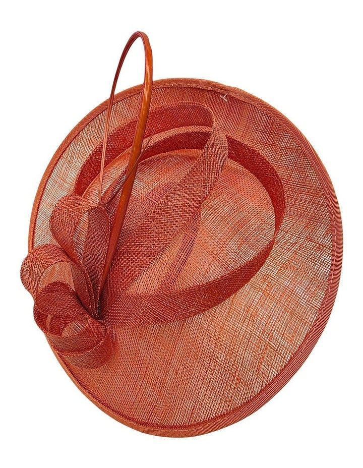 Gregory Ladner Ghrf300M Orange Fascinator Fascinator in Orange