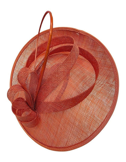 Gregory Ladner Ghrf300M Orange Fascinator Fascinator in Orange