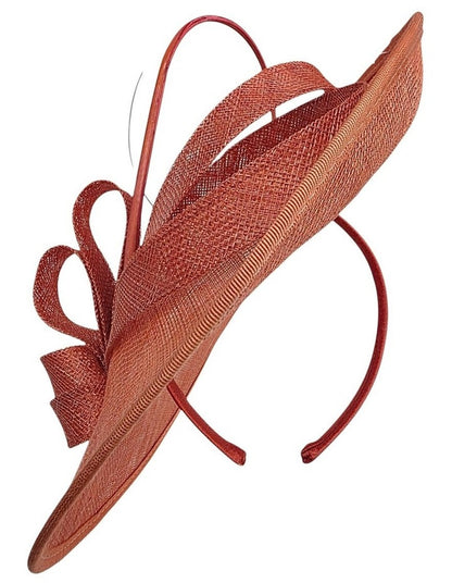 Gregory Ladner Ghrf300M Orange Fascinator Fascinator in Orange