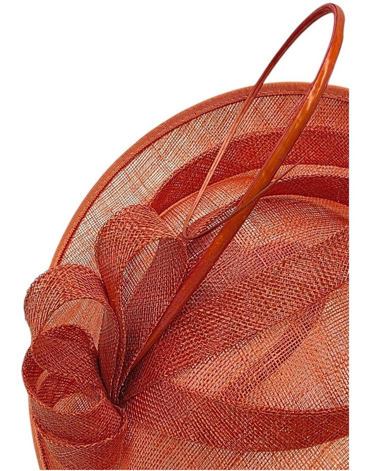 Gregory Ladner Ghrf300M Orange Fascinator Fascinator in Orange