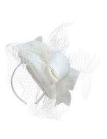 Gregory Ladner Ghrf302M Ivory Fascinator Fascinator in Ivory