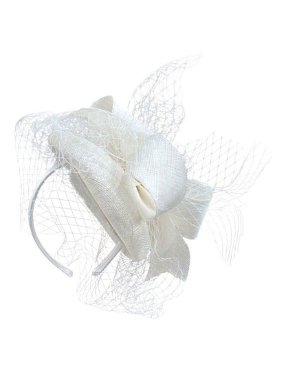 Gregory Ladner Ghrf302M Ivory Fascinator Fascinator in Ivory