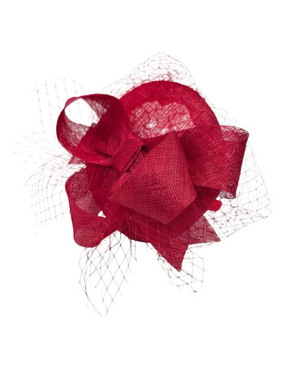 Gregory Ladner Ghrf302M Red Fascinator Fascinator in Red