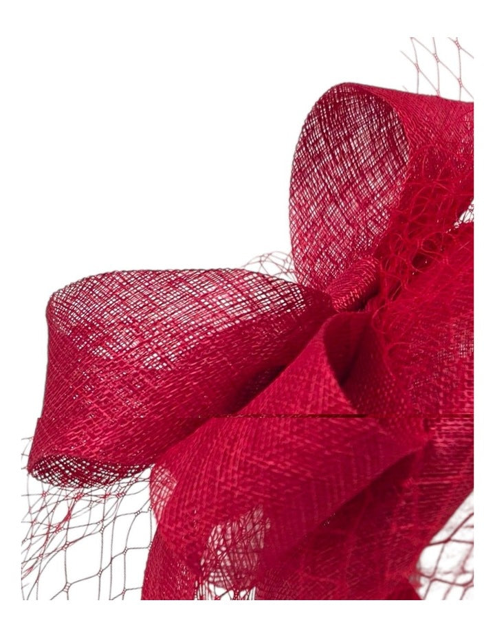 Gregory Ladner Ghrf302M Red Fascinator Fascinator in Red