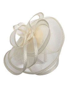 Gregory Ladner Ghrf303M Ivory Fascinator Fascinator in Ivory
