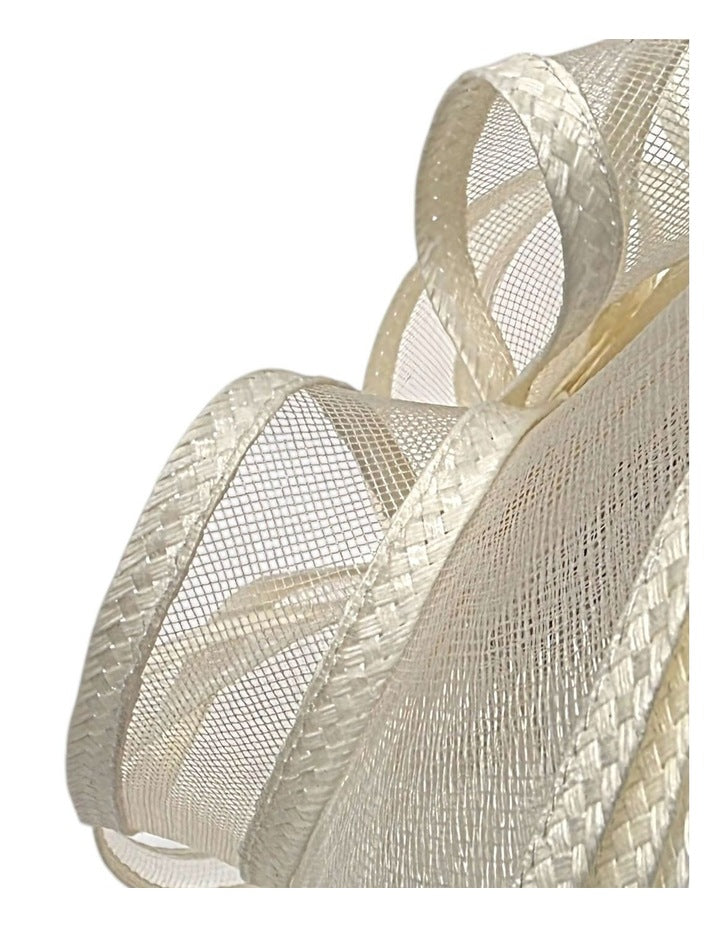 Gregory Ladner Ghrf303M Ivory Fascinator Fascinator in Ivory