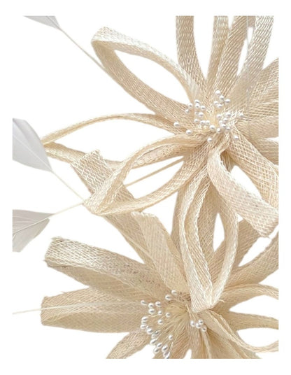 Gregory Ladner Ghrf001M Ivory Fascinator Fascinator in Ivory