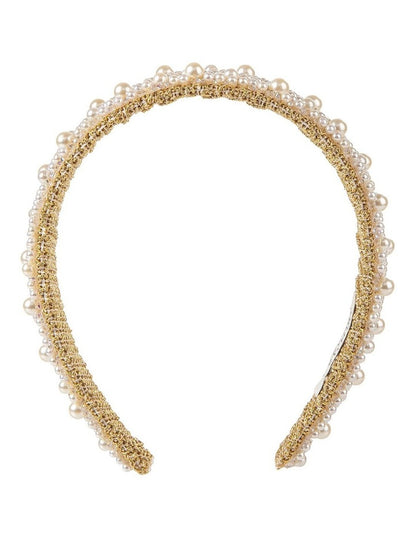 Gregory Ladner Ghrf210M Pearl/Gold Hair Accessory Hair Accessory in Pearl/Gold