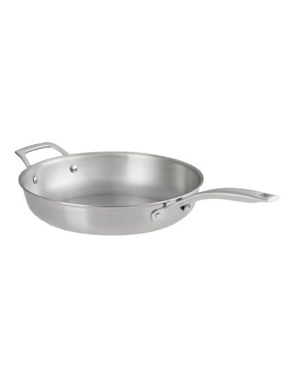Essentials 3-Ply 28cm Frying Pan Uncoated with Helper Handle