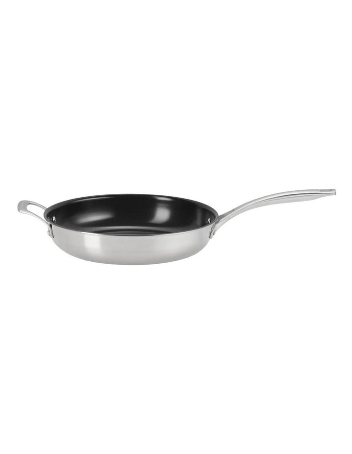 Essentials 3-Ply 28cm Frying Pan Non Stick with Helper Handle