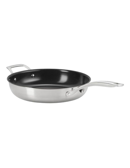 Essentials 3-Ply 28cm Frying Pan Non Stick with Helper Handle