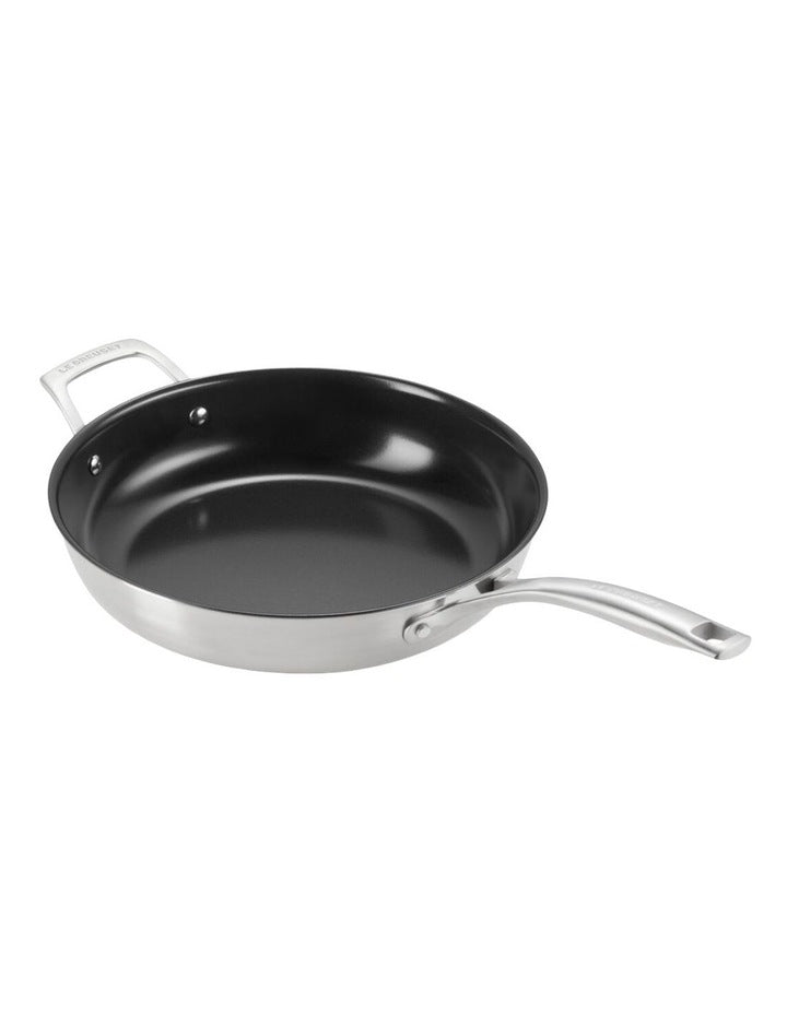 Essentials 3-Ply 28cm Frying Pan Non Stick with Helper Handle