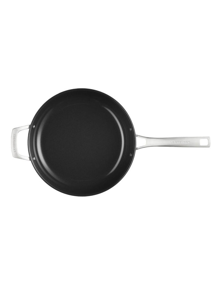 Essentials 3-Ply 28cm Frying Pan Non Stick with Helper Handle