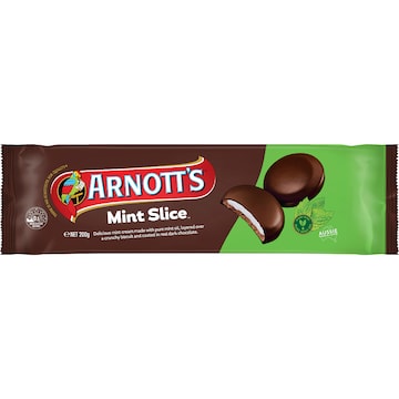 Arnott's Mint Slice Chocolate Biscuits 200g