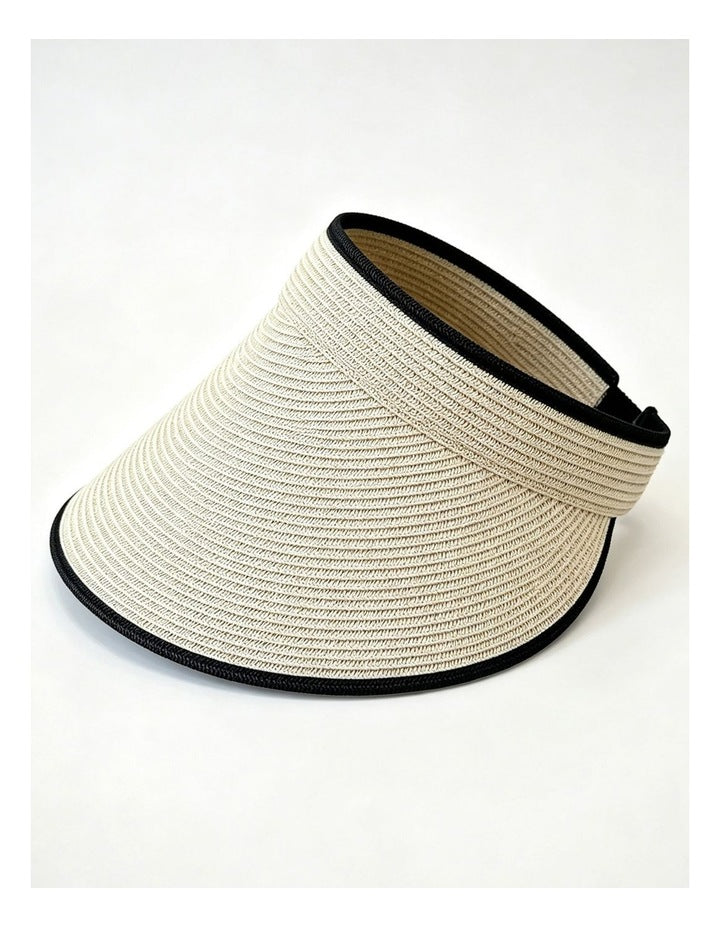 Gregory Ladner Visor With Contrast Edge Ghcf006M In Sand
