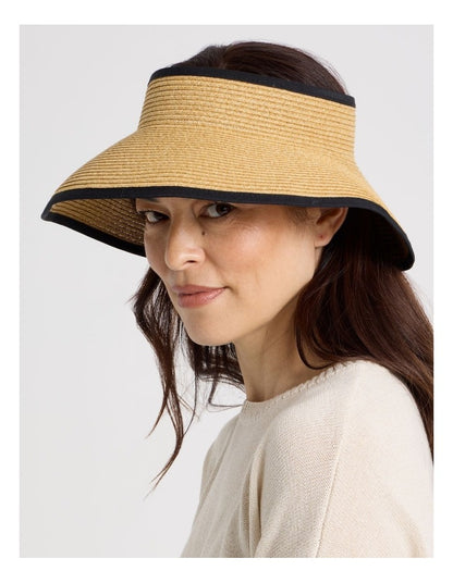 Roll Up Visor in Natural
