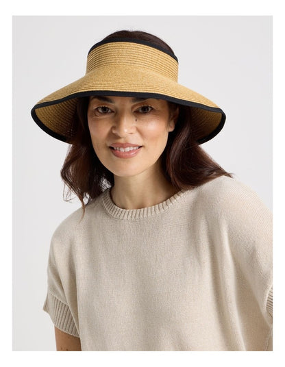 Roll Up Visor in Natural